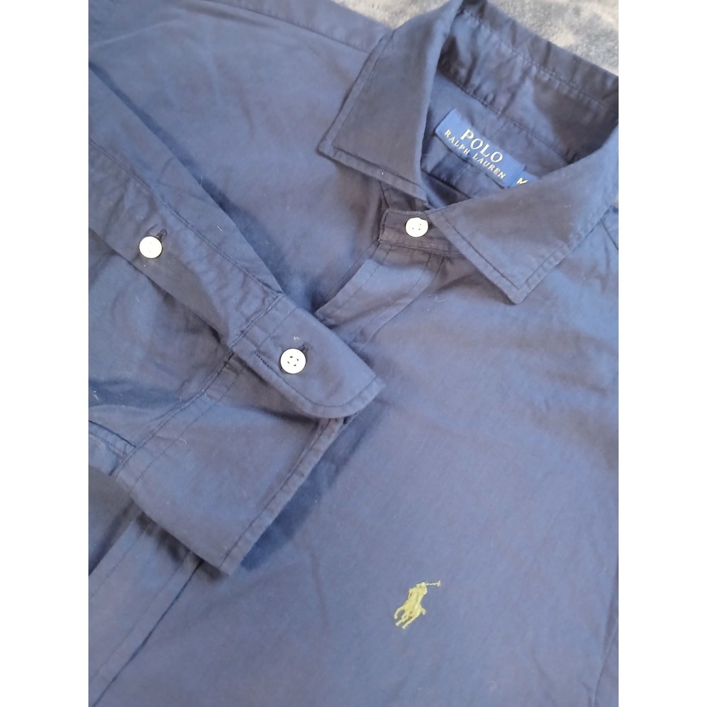 Vintage Polo Ralph Lauren Button Up Shirt   Mens Long Sleeve Mens MEDIUM  Dress